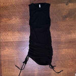 Black Ribbed Dress Size S